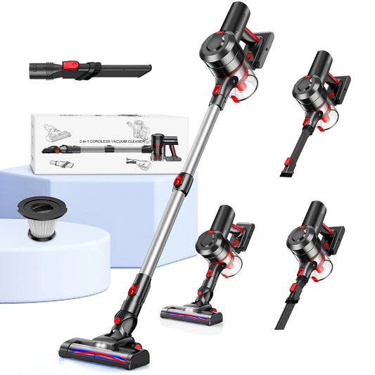 ALUMUINK Lightweight 4-in-1 Multifunctional Vacuum Cleaner, 30Kpa Maximum Suction Power.