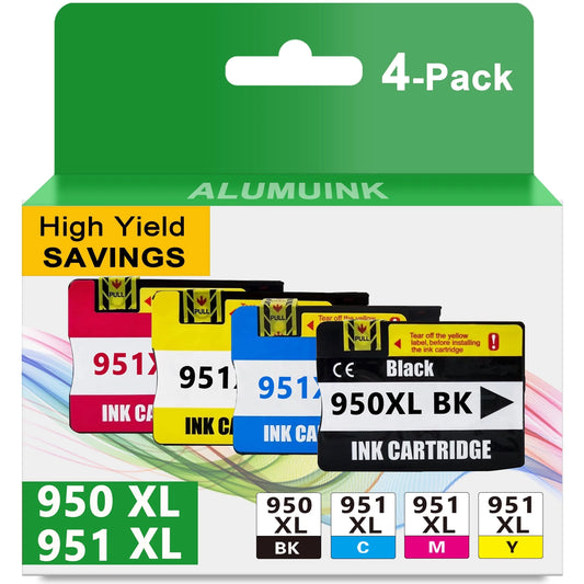 950 951XL Ink Cartridge Compatible for HP 950 XL 951 XL Ink Cartridge for OfficeJet Pro 8600 Printer