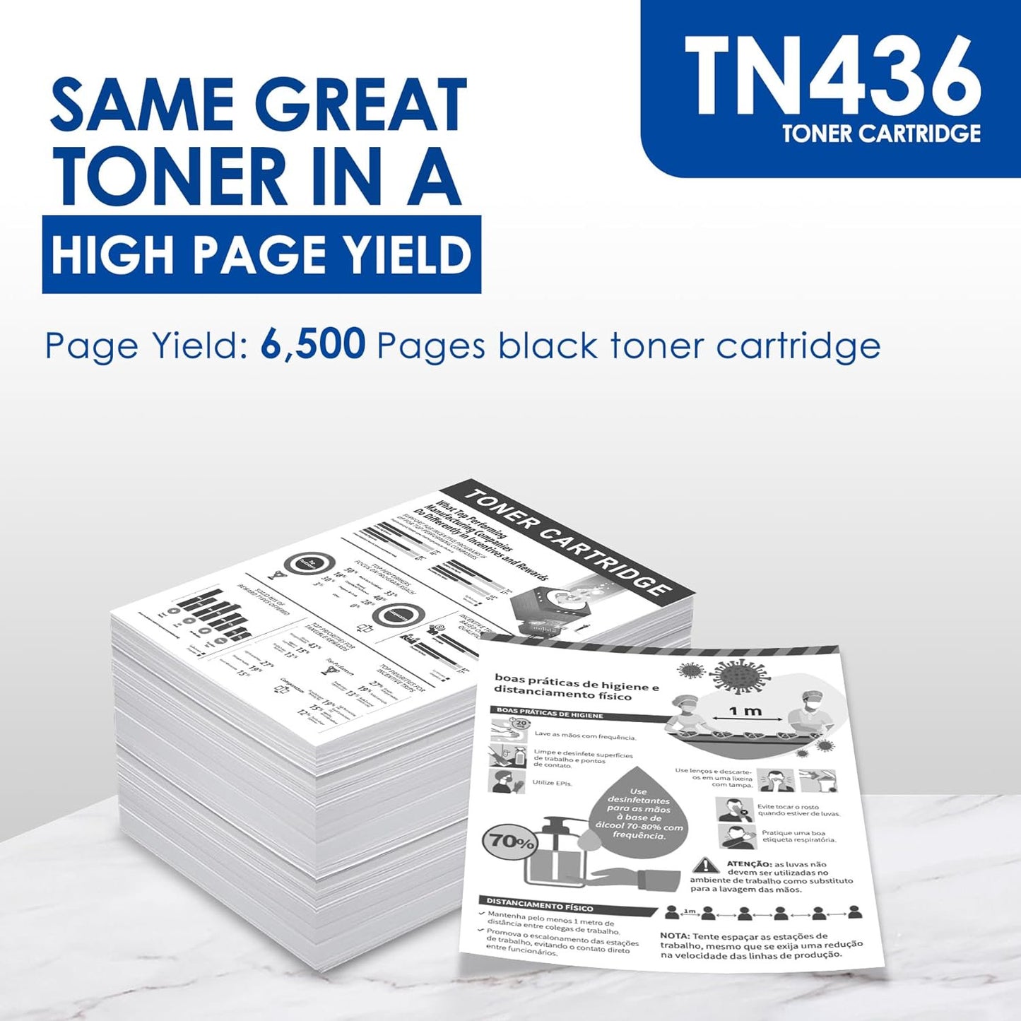 TN436 TN433 2BK Toner Cartridge Compatible for Brother TN433 tn436 tn431 Toner Replacement for Brother MFC-L8900CDW MFC-L8260CDW MFC-L9570CDWT MFC-L9570CDW MFC-L8410CDW HL L8260CDW L8360CDW L9570CDW