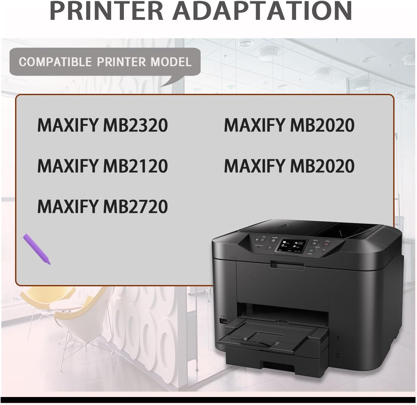 PGI-1200XL 1200 Ink Cartridges 4 Value Pack Replacement for Canon PGI-1200XL 1200 Ink Cartridges for MAXIFY MB2720 MB2320 MB2020 MB2120 MB2350 Printer(4-PK, 1BK/1C/1M/1Y)